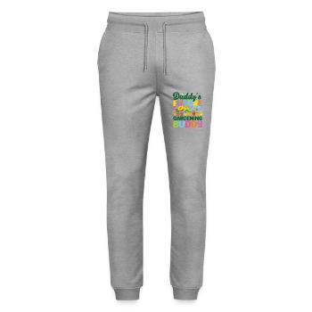 Plant Lover Gardening Toddler - Stanley/Stella Mover Unisex Organic Jogging Trousers - heather grey - Front - Marisol (170cm) & Nik (191cm)
