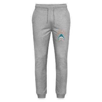 Gulf Of Mexico - Stanley/Stella Unisex Bio Jogginghose Mover  - Grau meliert - Vorne - Marisol (170cm) & Nik (191cm)