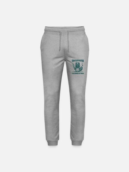 Today Is Slap An Idiot Day I'm Gonna Be Busy Funny - Stanley/Stella Mover Unisex Organic Jogging Trousers - heather grey