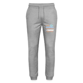 If My Ragdoll Doesn't Like You I Won't Either - Stanley/Stella Mover Unisex Organic Jogging Trousers - heather grey - Front - Marisol (170cm) & Nik (191cm)