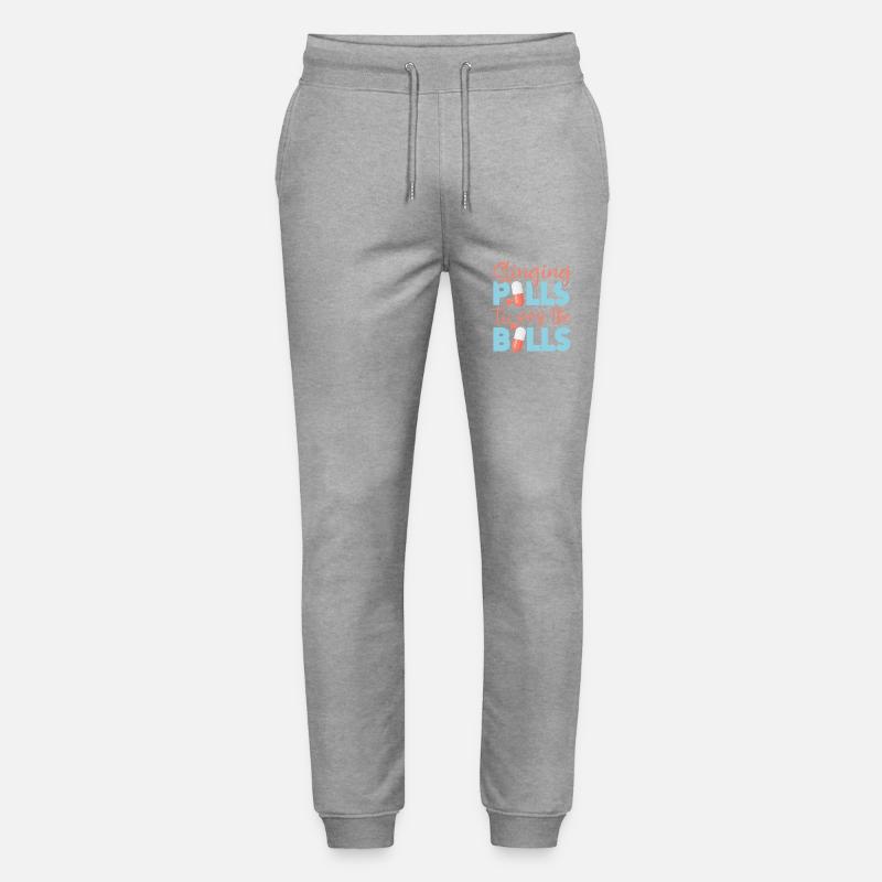 Pharmacy Tech Technician - Stanley/Stella Mover Unisex Organic Jogging Trousers - heather grey