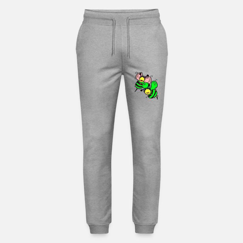 Bienen - Stanley/Stella Unisex Bio Jogginghose Mover  - Grau meliert