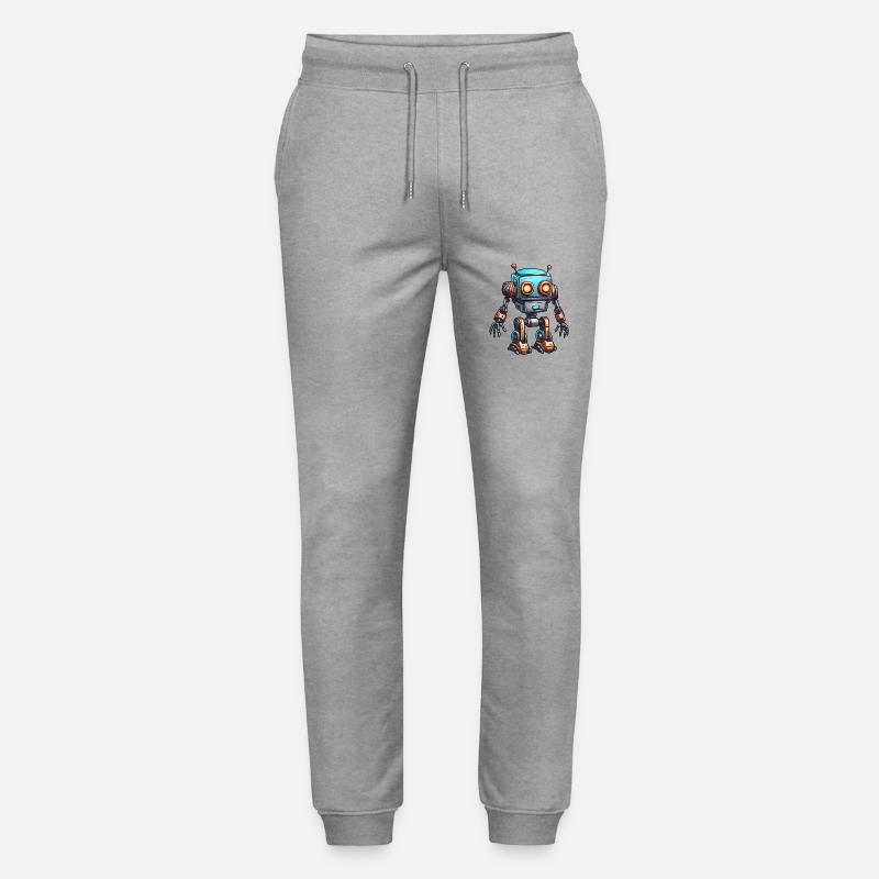 Roboter / Maschine / KI / Technology / Mechanik - Stanley/Stella Unisex Bio Jogginghose Mover  - Grau meliert