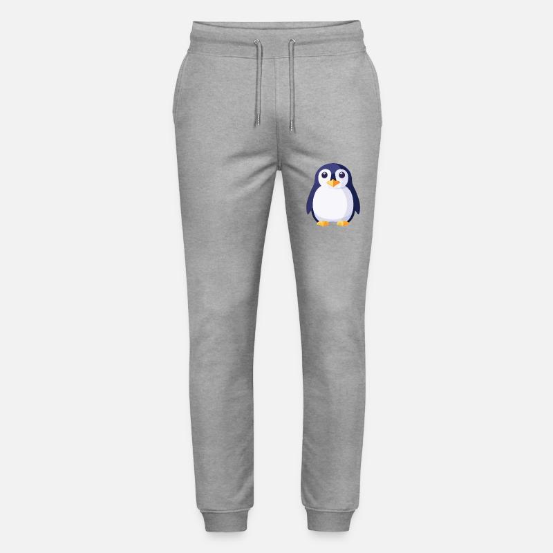 Pinguine schwarz weis - Stanley/Stella Unisex Bio Jogginghose Mover  - Grau meliert
