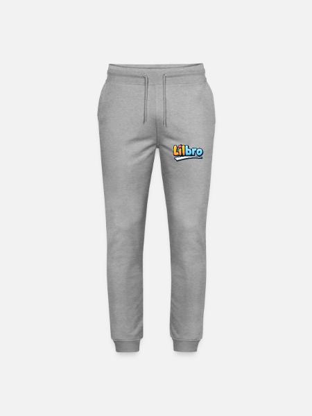 LILBRO - Stanley/Stella Mover Unisex Organic Jogging Trousers - heather grey
