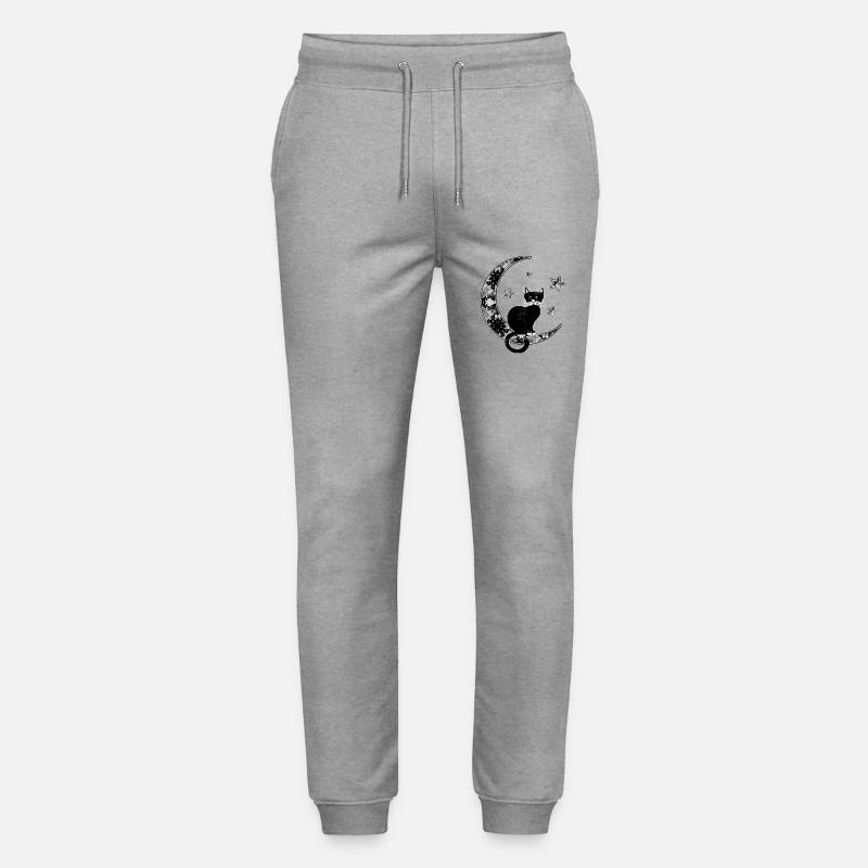 Chat - Pantalon de jogging bio MOVER Stanley/Stella unisexe - gris chiné