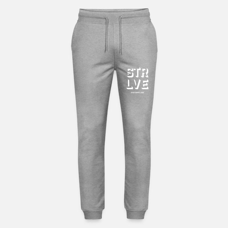 STRLVE Stuttgartliebe - Stanley/Stella Unisex Bio Jogginghose Mover  - Grau meliert