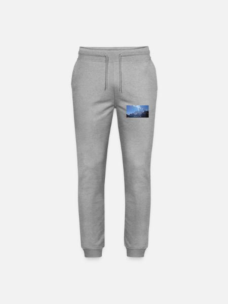 Nepal Annapurna - Stanley/Stella Unisex Bio Jogginghose Mover - Grau meliert