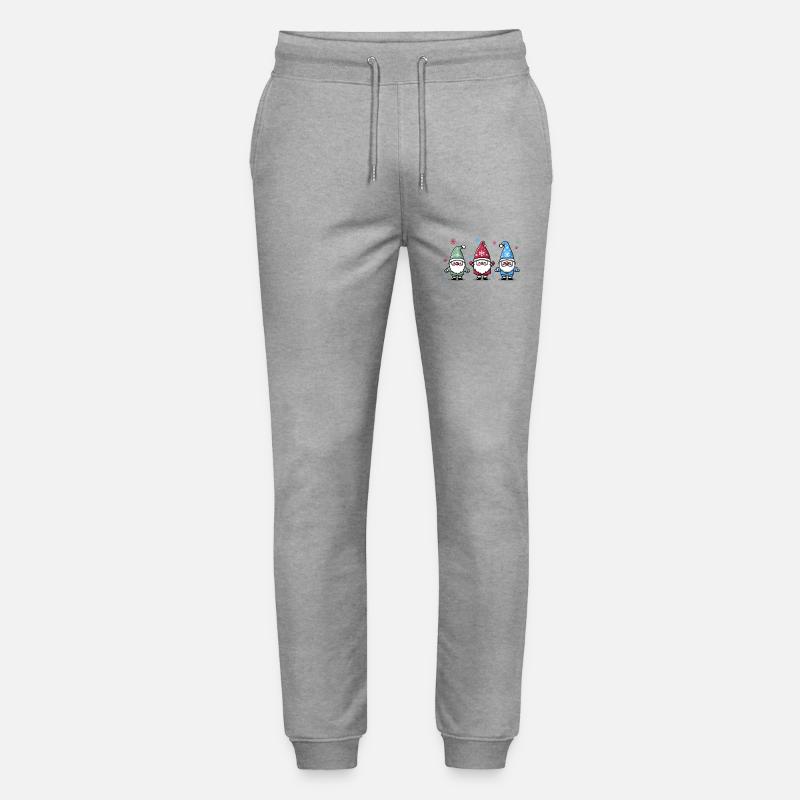 Weihnachtszwerge - Stanley/Stella Unisex Bio Jogginghose Mover  - Grau meliert