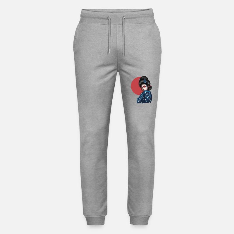 Geisha - Stanley/Stella Unisex Bio Jogginghose Mover  - Grau meliert