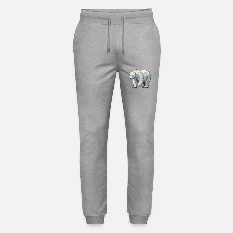 Eisbär - Stanley/Stella Unisex Bio Jogginghose Mover  - Grau meliert