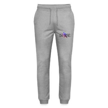 I Can't I Danced - Humor Gift Idea - Stanley/Stella Mover Unisex Organic Jogging Trousers - heather grey - Front - Marisol (170cm) & Nik (191cm)