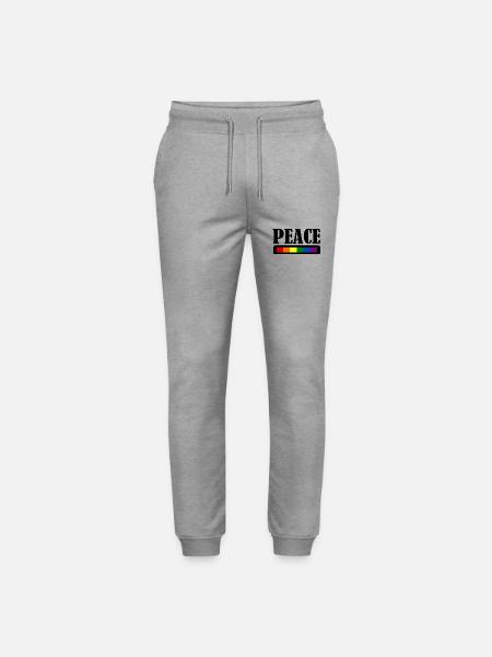 Peace Peacezeichen - Stanley/Stella Unisex Bio Jogginghose Mover - Grau meliert