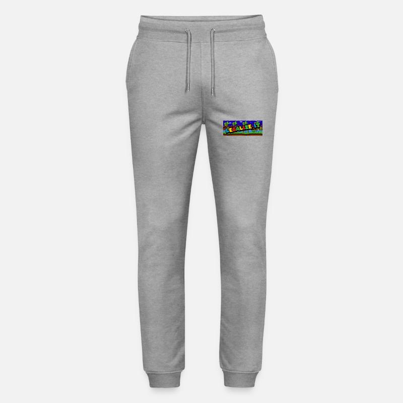 Retro 8-Bit Statement - Stanley/Stella Unisex Bio Jogginghose Mover  - Grau meliert