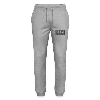 Geburtsjahr Geburtstag Born In - Made in 1994 - Stanley/Stella Unisex Bio Jogginghose Mover  - Grau meliert - Vorne - Marisol (170cm) & Nik (191cm)