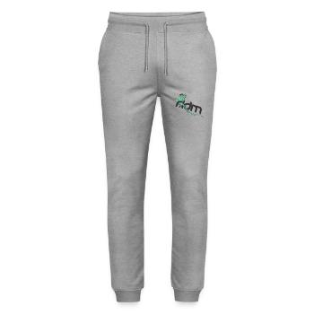 ridm rasta pheasant - Stanley/Stella Unisex Bio Jogginghose Mover  - Grau meliert - Vorne - Marisol (170cm) & Nik (191cm)