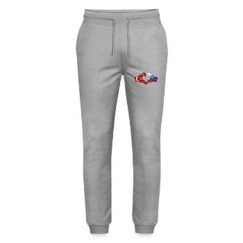 Turkey Slovenia Hands Heart Shape Used - Stanley/Stella Mover Unisex Organic Jogging Trousers - heather grey - Front - Marisol (170cm) & Nik (191cm)