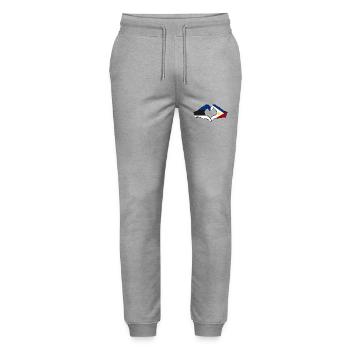 Estonie Philippines Drapeau Mains Coeur Forme - Pantalon de jogging bio MOVER Stanley/Stella unisexe - gris chiné - Devant - Marisol (170cm) & Nik (191cm)