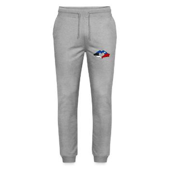 Estonie Taïwan Drapeau Mains Coeur Forme - Pantalon de jogging bio MOVER Stanley/Stella unisexe - gris chiné - Devant - Marisol (170cm) & Nik (191cm)