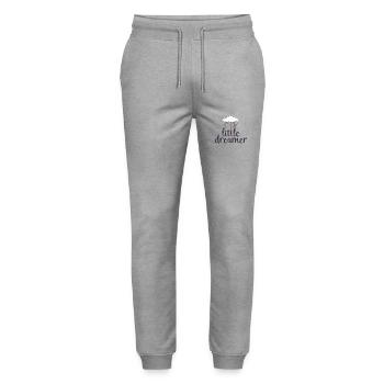 Little Dreamer Cloud Stars - Stanley/Stella Mover Unisex Organic Jogging Trousers - heather grey - Front - Marisol (170cm) & Nik (191cm)