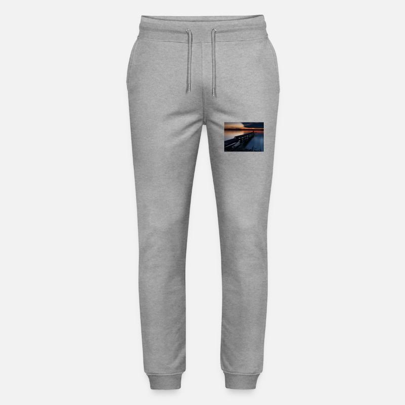 Abendrot am Ammersee - Stanley/Stella Unisex Bio Jogginghose Mover  - Grau meliert