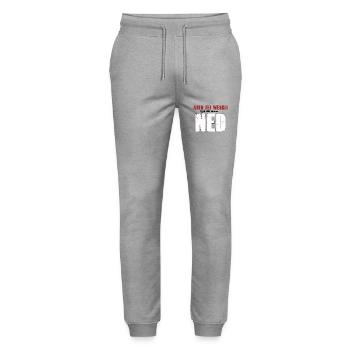 Franke jusqu’au bout des ongles - Pantalon de jogging bio MOVER Stanley/Stella unisexe - gris chiné - Devant - Marisol (170cm) & Nik (191cm)