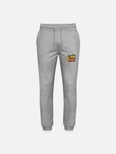 Livin' Easy - Stanley/Stella Mover Unisex Organic Jogging Trousers - heather grey
