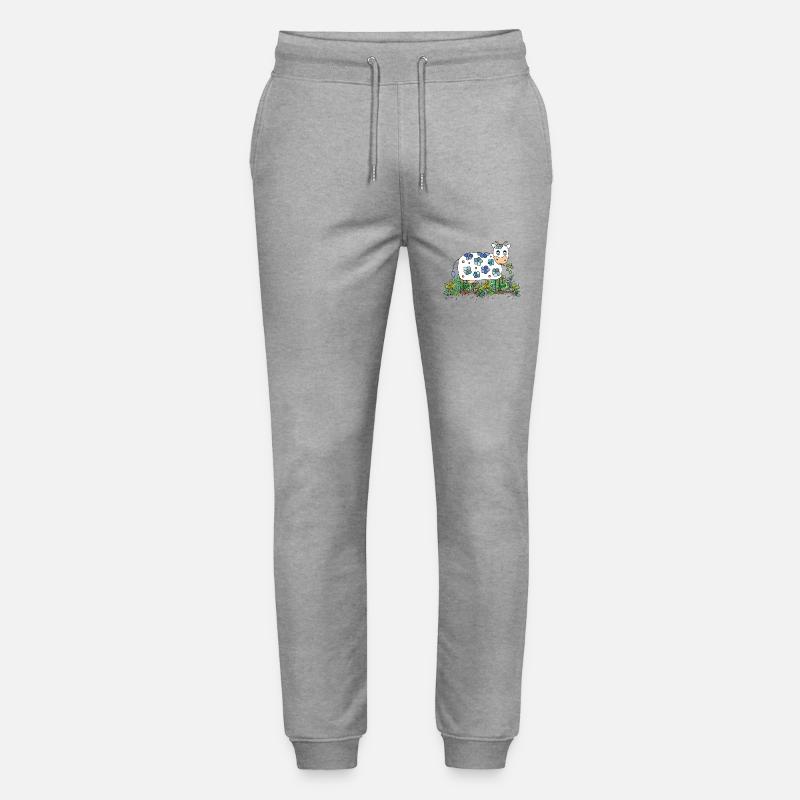 Kuh - Stanley/Stella Unisex Bio Jogginghose Mover - Grau meliert