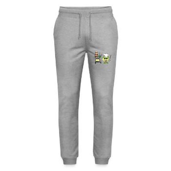 Kohl Küche Kochkunst Hobbykoch Gastgeber Köche - Stanley/Stella Unisex Bio Jogginghose Mover  - Grau meliert - Vorne - Marisol (170cm) & Nik (191cm)