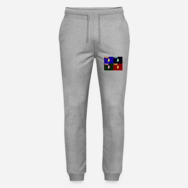 Falling shell - Stanley/Stella Mover Unisex Organic Jogging Trousers - heather grey