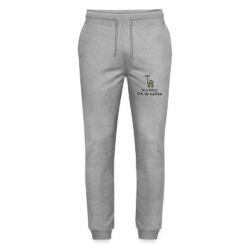 Bauer Rebell - Stanley/Stella Unisex Bio Jogginghose Mover  - Grau meliert - Vorne - Marisol (170cm) & Nik (191cm)
