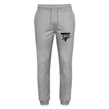 birthday present family party humor happy - Stanley/Stella Unisex Bio Jogginghose Mover  - Grau meliert - Vorne - Marisol (170cm) & Nik (191cm)