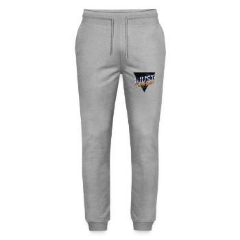 Beach Swim Team Apnea Swimmers Happy - Stanley/Stella Mover Unisex Organic Jogging Trousers - heather grey - Front - Marisol (170cm) & Nik (191cm)