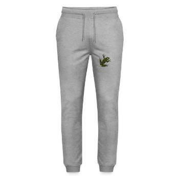 Frosch - Stanley/Stella Unisex Bio Jogginghose Mover  - Grau meliert - Vorne - Marisol (170cm) & Nik (191cm)