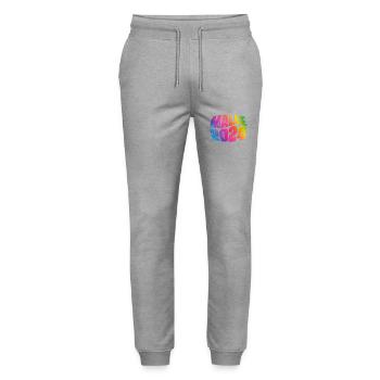 Malle 2024 Holiday - Stanley/Stella Mover Unisex Organic Jogging Trousers - heather grey - Front - Marisol (170cm) & Nik (191cm)