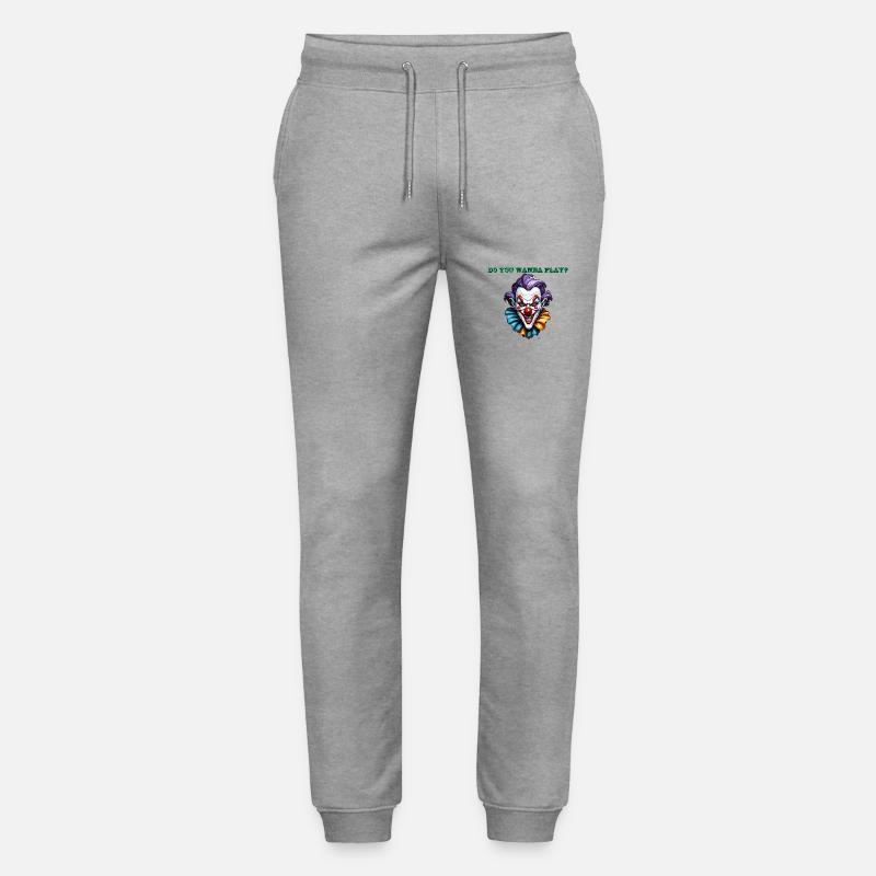 Clown / Cirque / Carnaval / Carnaval / Ludique - Pantalon de jogging bio MOVER Stanley/Stella unisexe - gris chiné