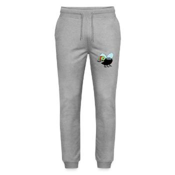 mouche volante - Pantalon de jogging bio MOVER Stanley/Stella unisexe - gris chiné - Devant - Marisol (170cm) & Nik (191cm)