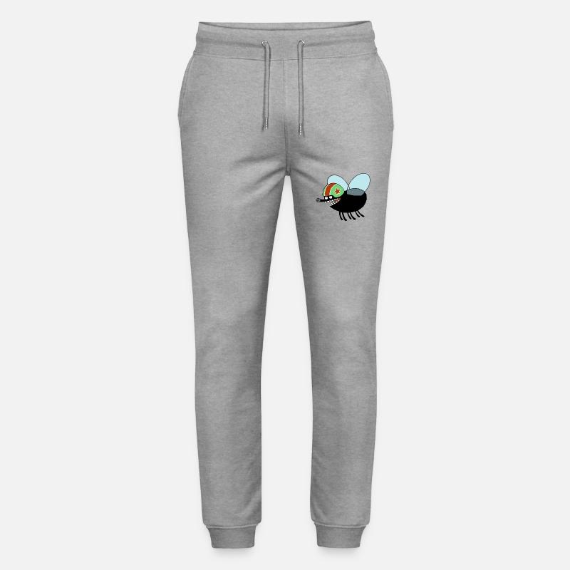 fliegende Fliege - Stanley/Stella Unisex Bio Jogginghose Mover  - Grau meliert