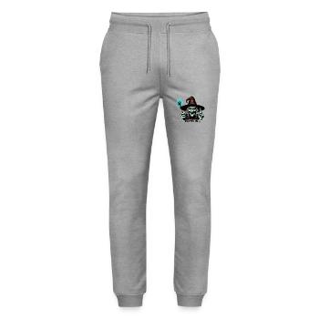 Candy or a spell ?? - Stanley/Stella Mover Unisex Organic Jogging Trousers - heather grey - Front - Marisol (170cm) & Nik (191cm)