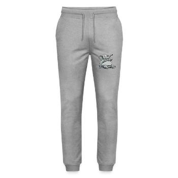 Eléphant en bikini - Pantalon de jogging bio MOVER Stanley/Stella unisexe - gris chiné - Devant - Marisol (170cm) & Nik (191cm)