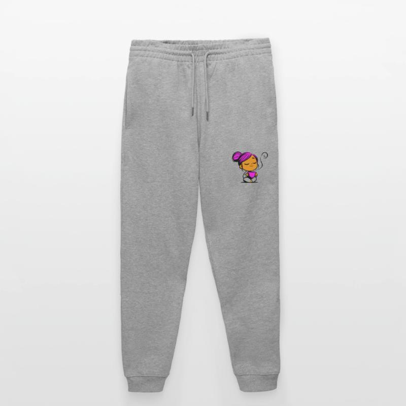 Tassmine enspannt mit einer Tasse Tee oder Kaffee Stanley/Stella Unisex Bio Jogginghose Mover 