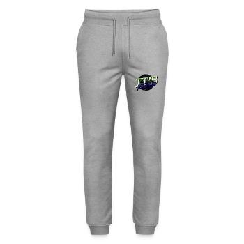 conspiracy bday spaceship gift present idea - Stanley/Stella Unisex Bio Jogginghose Mover  - Grau meliert - Vorne - Marisol (170cm) & Nik (191cm)