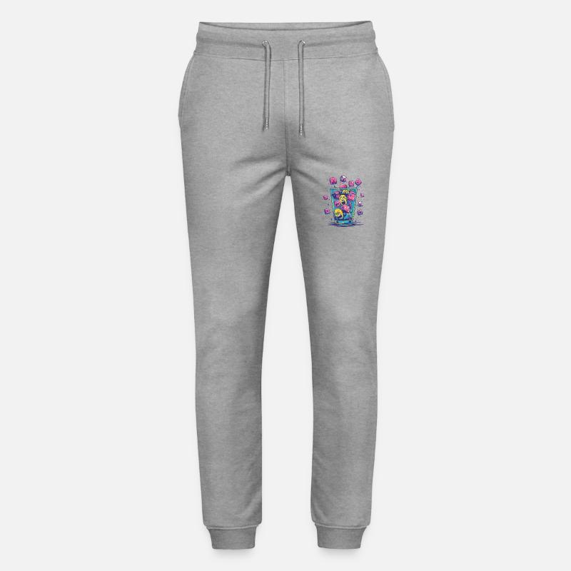 Cube d’intoxication - Pantalon de jogging bio MOVER Stanley/Stella unisexe - gris chiné
