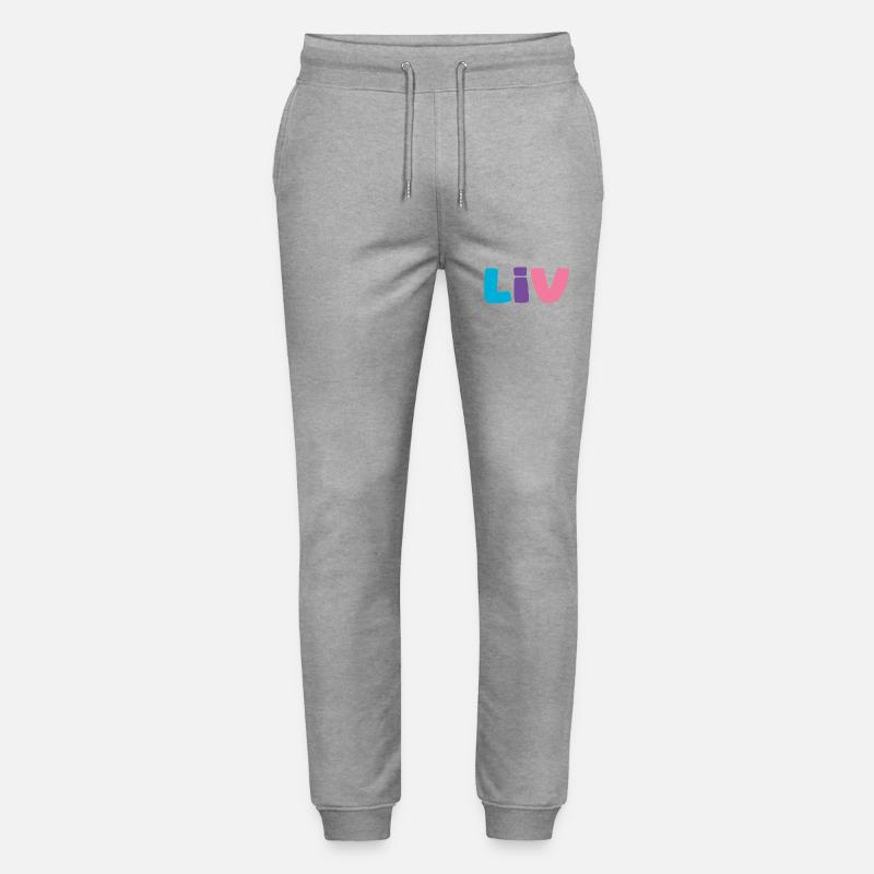 Name - Liv - Stanley/Stella Unisex Bio Jogginghose Mover - Grau meliert