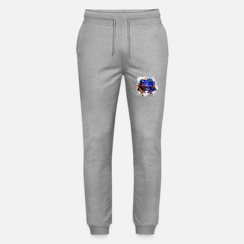 Frosch Bunt - Stanley/Stella Unisex Bio Jogginghose Mover  - Grau meliert