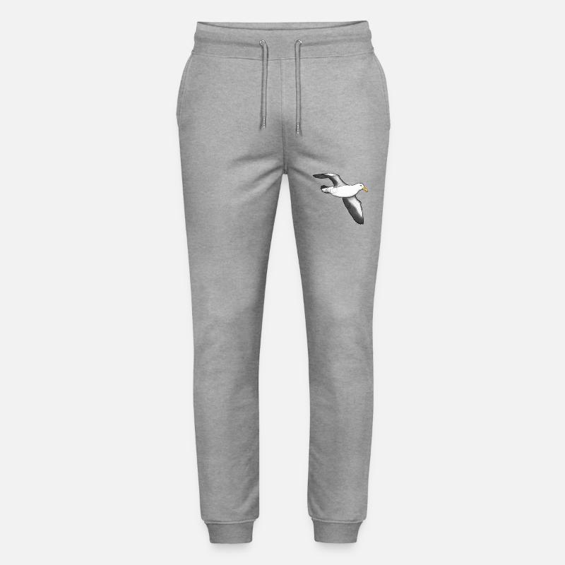 Albatross fliegend - Stanley/Stella Unisex Bio Jogginghose Mover  - Grau meliert