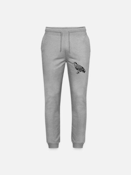 Faucons Oiseaux Oiseaux - Pantalon de jogging bio MOVER Stanley/Stella unisexe - gris chiné