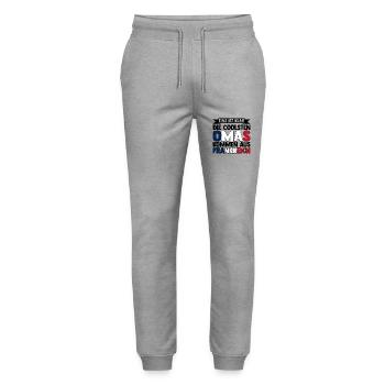 Franzosen Französisch Frankreich - Stanley/Stella Unisex Bio Jogginghose Mover  - Grau meliert - Vorne - Marisol (170cm) & Nik (191cm)