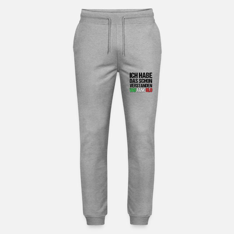 Italie Vaffanculo italien - Pantalon de jogging bio MOVER Stanley/Stella unisexe - gris chiné
