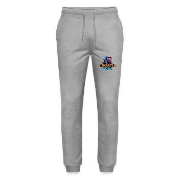 Tournée Croatie 2024 - Pantalon de jogging bio MOVER Stanley/Stella unisexe - gris chiné - Devant - Marisol (170cm) & Nik (191cm)